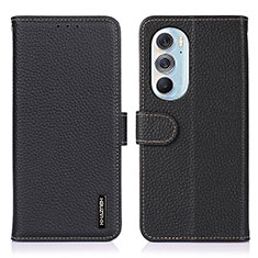 Coque Portefeuille Livre Cuir Etui Clapet B01H pour Motorola Moto Edge X30 5G Noir