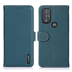 Coque Portefeuille Livre Cuir Etui Clapet B01H pour Motorola Moto G Play Gen 2 Vert