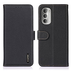 Coque Portefeuille Livre Cuir Etui Clapet B01H pour Motorola Moto G Stylus (2022) 5G Noir