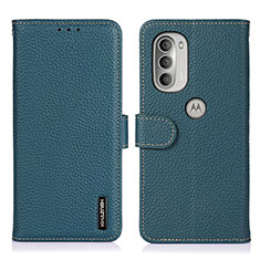 Coque Portefeuille Livre Cuir Etui Clapet B01H pour Motorola Moto G51 5G Vert