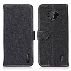 Coque Portefeuille Livre Cuir Etui Clapet B01H pour Nokia C10 Noir