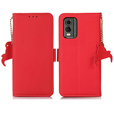 Coque Portefeuille Livre Cuir Etui Clapet B01H pour Nokia C210 Rouge