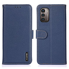 Coque Portefeuille Livre Cuir Etui Clapet B01H pour Nokia G11 Bleu