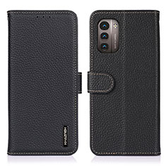 Coque Portefeuille Livre Cuir Etui Clapet B01H pour Nokia G21 Noir