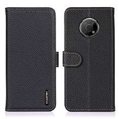 Coque Portefeuille Livre Cuir Etui Clapet B01H pour Nokia G300 5G Noir