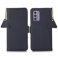 Coque Portefeuille Livre Cuir Etui Clapet B01H pour Nokia G310 5G Bleu