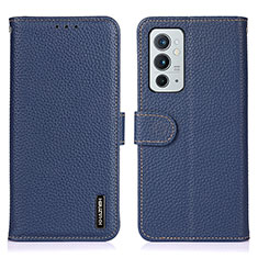 Coque Portefeuille Livre Cuir Etui Clapet B01H pour OnePlus 9RT 5G Bleu