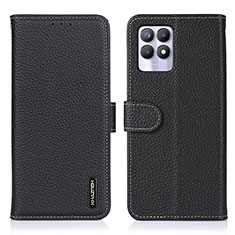 Coque Portefeuille Livre Cuir Etui Clapet B01H pour Realme 8i Noir