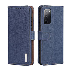 Coque Portefeuille Livre Cuir Etui Clapet B01H pour Realme GT 5G Bleu