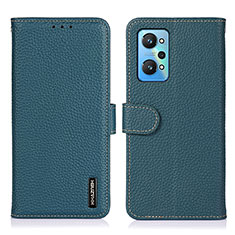 Coque Portefeuille Livre Cuir Etui Clapet B01H pour Realme GT Neo 3T 5G Vert