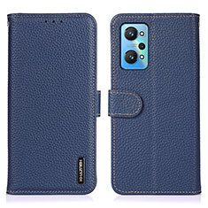 Coque Portefeuille Livre Cuir Etui Clapet B01H pour Realme GT Neo2 5G Bleu