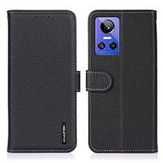 Coque Portefeuille Livre Cuir Etui Clapet B01H pour Realme GT Neo3 5G Noir