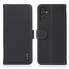 Coque Portefeuille Livre Cuir Etui Clapet B01H pour Samsung Galaxy A04s Noir