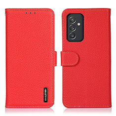 Coque Portefeuille Livre Cuir Etui Clapet B01H pour Samsung Galaxy A15 4G Rouge