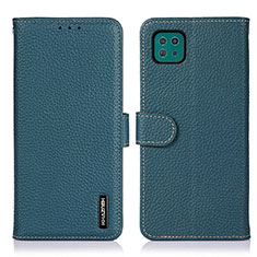 Coque Portefeuille Livre Cuir Etui Clapet B01H pour Samsung Galaxy A22 5G Vert