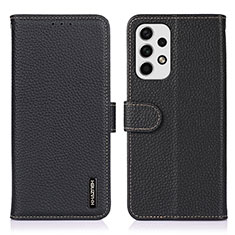 Coque Portefeuille Livre Cuir Etui Clapet B01H pour Samsung Galaxy A23 5G Noir