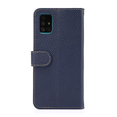 Coque Portefeuille Livre Cuir Etui Clapet B01H pour Samsung Galaxy A51 4G Bleu