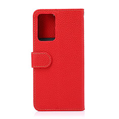 Coque Portefeuille Livre Cuir Etui Clapet B01H pour Samsung Galaxy A52 4G Rouge