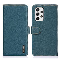 Coque Portefeuille Livre Cuir Etui Clapet B01H pour Samsung Galaxy A53 5G Vert