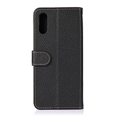 Coque Portefeuille Livre Cuir Etui Clapet B01H pour Samsung Galaxy M02 Noir