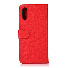 Coque Portefeuille Livre Cuir Etui Clapet B01H pour Samsung Galaxy M02 Rouge