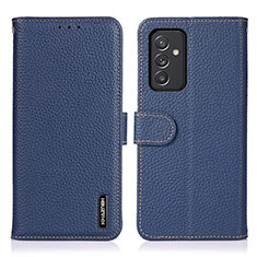 Coque Portefeuille Livre Cuir Etui Clapet B01H pour Samsung Galaxy M14 5G Bleu