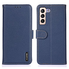 Coque Portefeuille Livre Cuir Etui Clapet B01H pour Samsung Galaxy S24 5G Bleu