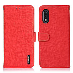 Coque Portefeuille Livre Cuir Etui Clapet B01H pour Sony Xperia Ace II SO-41B Rouge