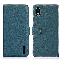 Coque Portefeuille Livre Cuir Etui Clapet B01H pour Sony Xperia Ace III SO-53C Vert