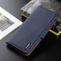 Coque Portefeuille Livre Cuir Etui Clapet B01H pour Vivo Y11s Bleu