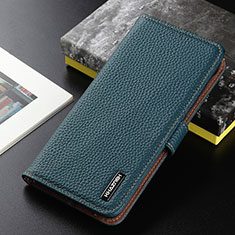 Coque Portefeuille Livre Cuir Etui Clapet B01H pour Vivo Y30g Vert