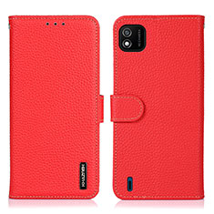 Coque Portefeuille Livre Cuir Etui Clapet B01H pour Wiko Y62 Rouge