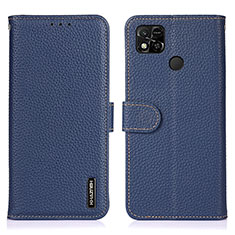 Coque Portefeuille Livre Cuir Etui Clapet B01H pour Xiaomi POCO C31 Bleu