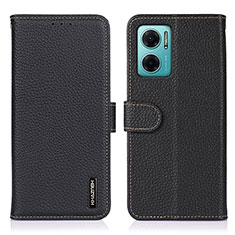 Coque Portefeuille Livre Cuir Etui Clapet B01H pour Xiaomi Redmi 10 Prime Plus 5G Noir