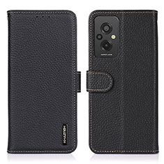 Coque Portefeuille Livre Cuir Etui Clapet B01H pour Xiaomi Redmi 11 Prime 4G Noir