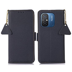 Coque Portefeuille Livre Cuir Etui Clapet B01H pour Xiaomi Redmi 11A 4G Bleu