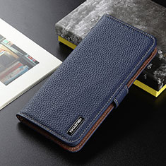 Coque Portefeuille Livre Cuir Etui Clapet B01H pour Xiaomi Redmi 9AT Bleu