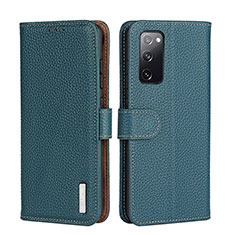 Coque Portefeuille Livre Cuir Etui Clapet B01H pour Xiaomi Redmi K30S 5G Vert