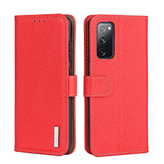 Coque Portefeuille Livre Cuir Etui Clapet B01H pour Xiaomi Redmi K40 5G Rouge