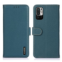 Coque Portefeuille Livre Cuir Etui Clapet B01H pour Xiaomi Redmi Note 10 JE 5G Vert