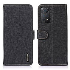 Coque Portefeuille Livre Cuir Etui Clapet B01H pour Xiaomi Redmi Note 11 Pro 4G Noir