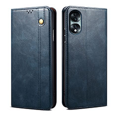 Coque Portefeuille Livre Cuir Etui Clapet B01S pour Huawei Honor 70 5G Bleu