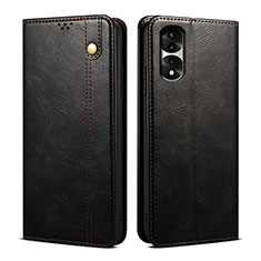 Coque Portefeuille Livre Cuir Etui Clapet B01S pour Huawei Honor 70 Pro+ Plus 5G Noir