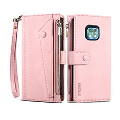 Coque Portefeuille Livre Cuir Etui Clapet B01S pour Nokia XR20 Rose