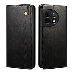 Coque Portefeuille Livre Cuir Etui Clapet B01S pour OnePlus 11 5G Noir