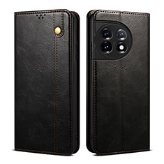 Coque Portefeuille Livre Cuir Etui Clapet B01S pour OnePlus 11R 5G Noir