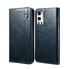 Coque Portefeuille Livre Cuir Etui Clapet B01S pour OnePlus 9 Pro 5G Bleu