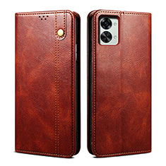 Coque Portefeuille Livre Cuir Etui Clapet B01S pour OnePlus Nord 2T 5G Marron