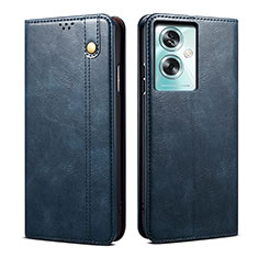 Coque Portefeuille Livre Cuir Etui Clapet B01S pour Oppo A2 5G Bleu