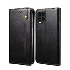 Coque Portefeuille Livre Cuir Etui Clapet B01S pour Realme 8 4G Noir